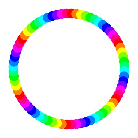 Clipart - 72 circle ring