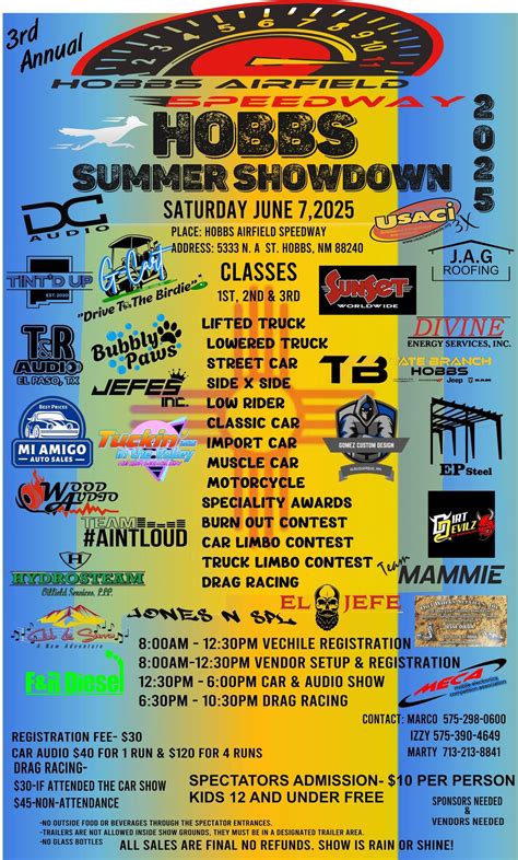 3rd Annual Hobbs Summer Showdown, Hobbs Airfield Speedway, 7 June 2025 ...