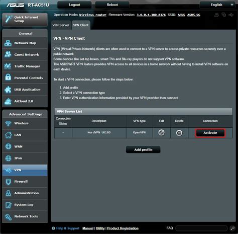 Image result for Asus Router VPN Setup