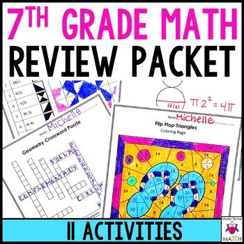 7th Grade Math Review 的图像结果