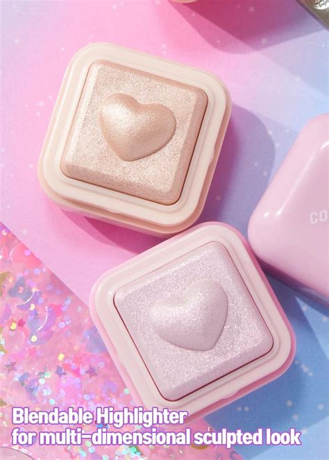 COLORGRAM Milk Bling Heartlighter 01 Peach Heart | India | Ubuy