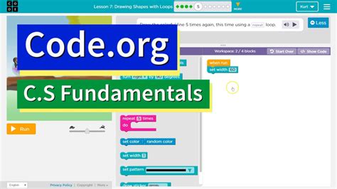Image result for Code.org Lesson 9 Drawing with Loops