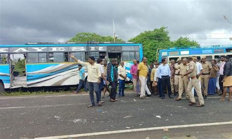 2 buses collide head-on in Tamil Nadu’s Tenkasi, 6 dead: 28 passengers ...