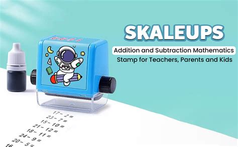 Buy Skaleups School Teaching Addition And Subtraction Mathematics Stamp ...