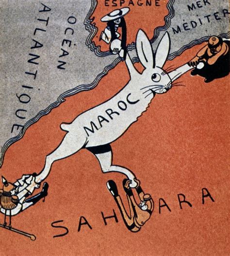 Africa Colonialism 1903 Nfrench Cartoon On Intense Rivalry Between ...