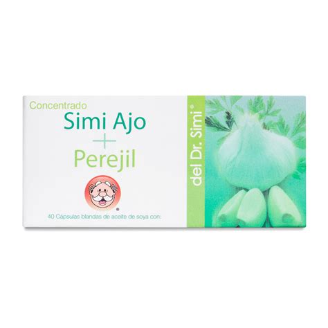 Simi Ajo + Perejil 40 Cápsulas - Farmacias del Dr. Simi