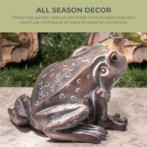 Pelle & Sol Pelle & Sol Set of 2 Frogs - Garden Animal Indoor India | Ubuy
