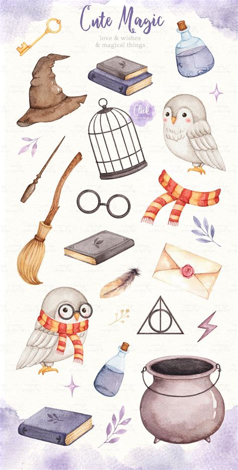 Harry Potter Books Watercolor | Harry potter illustrations, Harry ...