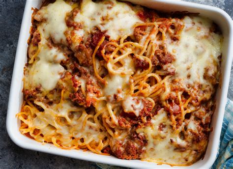 Cheesy Baked Spaghetti Recipe - The Angry Italian Pasta Sauce