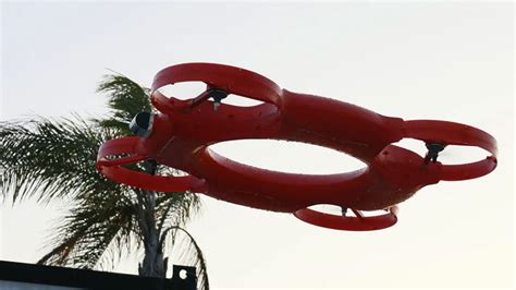 Rescue drone hits beaches designed to save lives as a flying lifebuoy