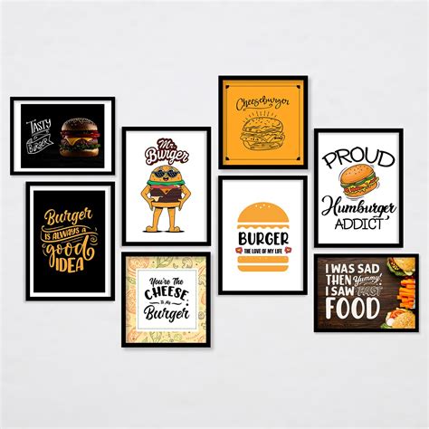ARTELLY Restaurant Quotes Wall Posters With Frame - Food Framed Posters ...