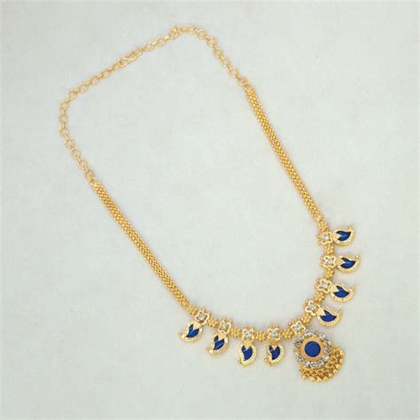 Kerala Gold Plated Short Mango Necklace Buy Online | K Supreme