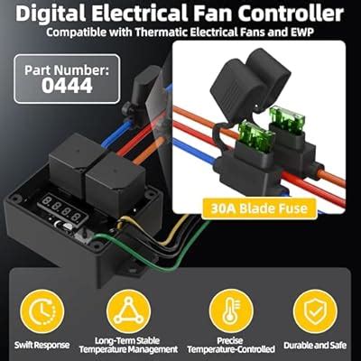 Joinfworld Digital Radiator Fan Controller Switch India | Ubuy