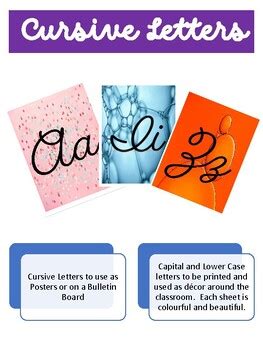 Cursive Script Poster 的图像结果