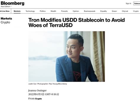 波场TRON创始人孙宇晨宣布发行的USDD 开启稳定币新时代_互联网_贝塔网