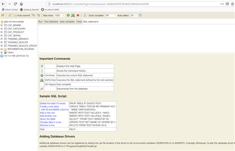 How to Open H2 Database Console 的图像结果