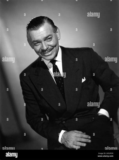 CLARK GABLE portrait at the time he was filming BETRAYED 1954 director ...