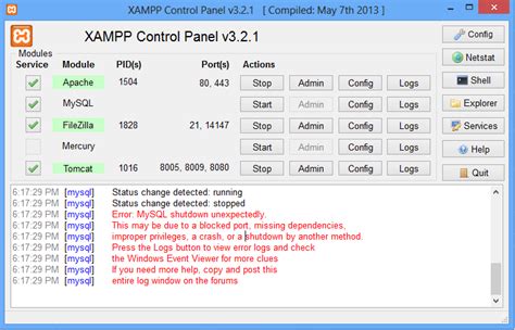 How to Fix Error MySQL Shut Down Unexpectedly 的图像结果
