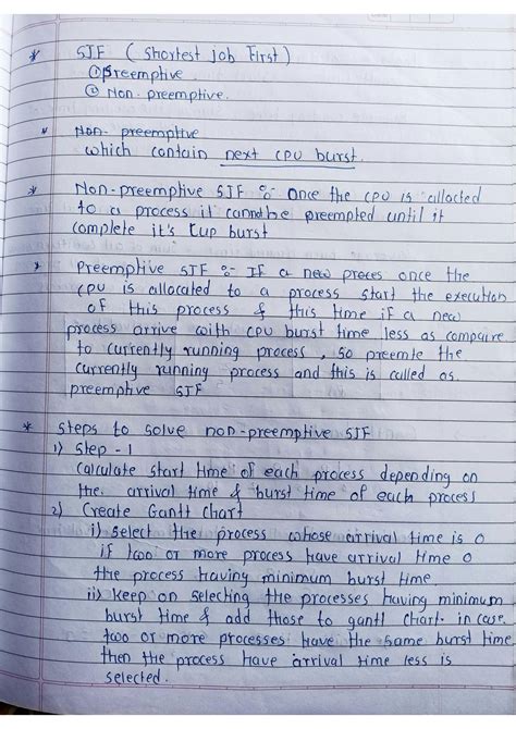 Image result for SJF Scheduling Examples