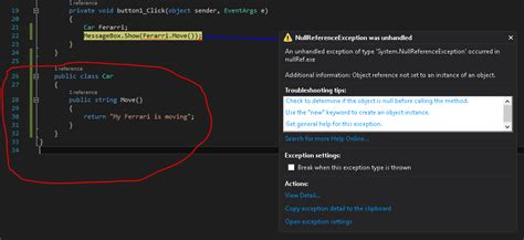Image result for Null Reference Exception