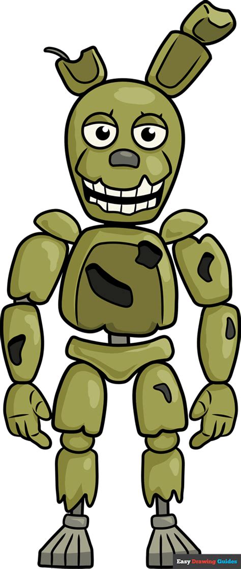 Image result for How to Draw Spring Trap Step by Step