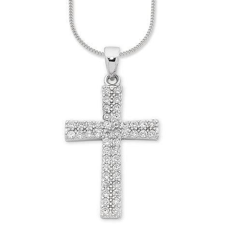 Cross Necklaces | Silver & Gold Cross Pendants – Bevilles Jewellers