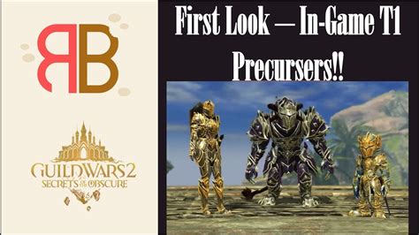 GW2 | First Look at New Obsidian T1 Legendary Armor (In-Game Footage ...