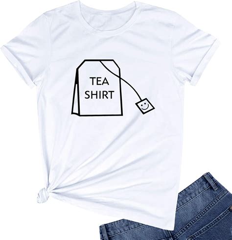 BLACKOO Teen Girl Funny T Shirts Women Cute Tops Junior Graphic Tee ...