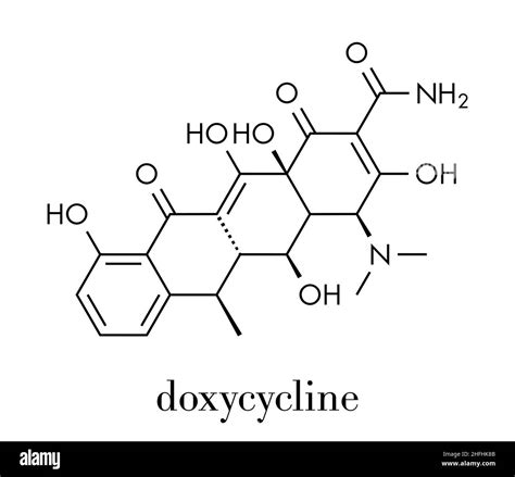 Doxycycline molecular Stock Vector Images - Alamy