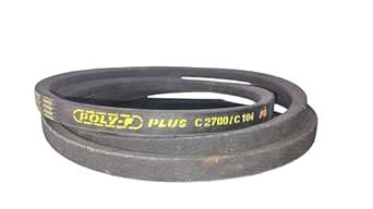 Fenner Poly-F Plus PB, C104 Heavy-Duty Industrial V-Belt, Heat and Oil ...