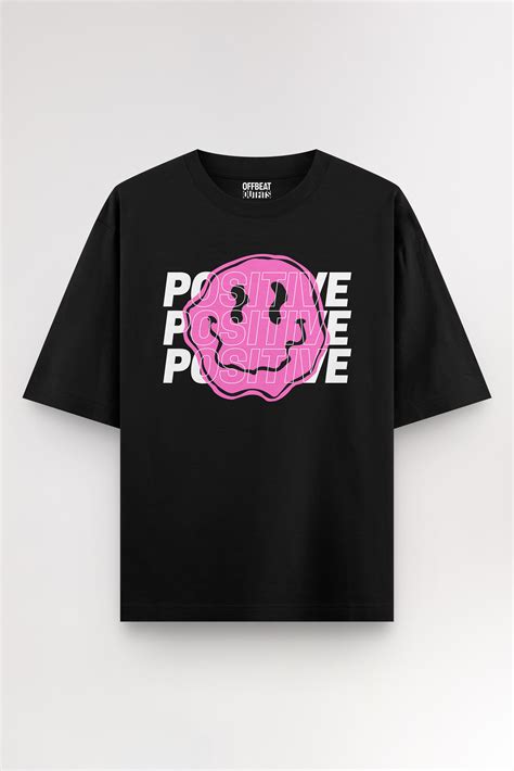 Positive | Oversized T-shirt – OFFBEAT OUTFITS