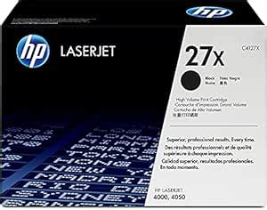 New Genuine HP C4127X / HP 27X/ Black Hi-Yield Laser Toner, HP LJ4000 ...