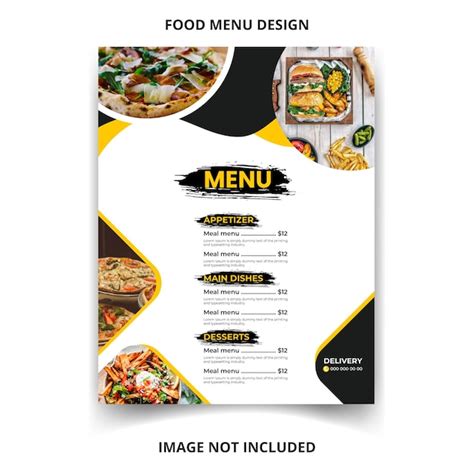 Food Menu Card Design 的图像结果