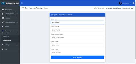 CF Plugin For FB Accurate Conversion - CloudFunnels Marketplace