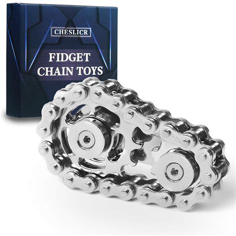 Fidget Spinners Toys For Adults Metal Figette Bike Chain Pain ...