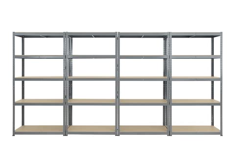 Buy Extra Heavy Duty Garage Shelving: 4X 176h x 90w x 45d (cm) 265kg ...