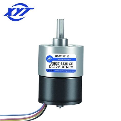 JGB37-3525 37mm 3525 DC 12V 24V Gearbox BLDC Motors Controller 5 wires ...