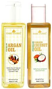 Buy Park Daniel Premium Argan oil and Coconut oil combo of 2 bottles of ...