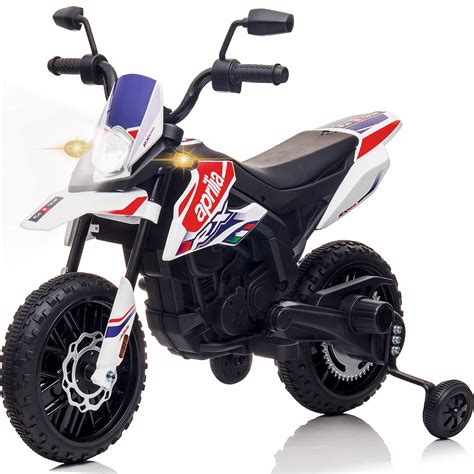 12v dirt bike with training wheels sales