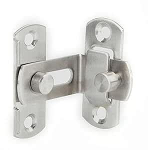 ZAFONI Door Lock Chain, Hasp Latch Stainless Steel Sliding Door Chain ...