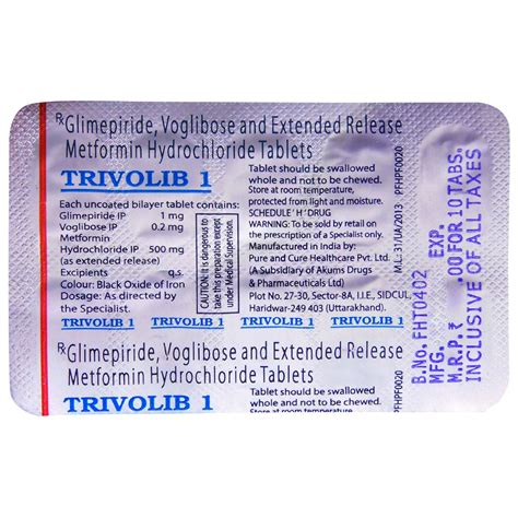 Trivolib 1 Tablet 10's Price, Uses, Side Effects, Composition - Apollo ...