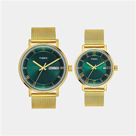 Timex Trendline Green Stainless Steel Watch TW00PR342 – Just In Time