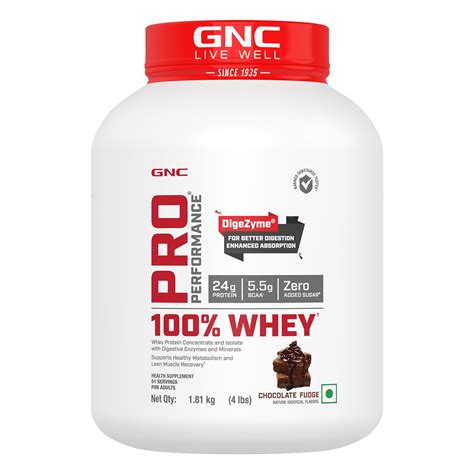 GNC Pro Performance 100% Whey Protein Powder | Boosts Strength ...