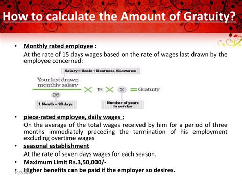 The payment of gratuity act,1972 | PPTX