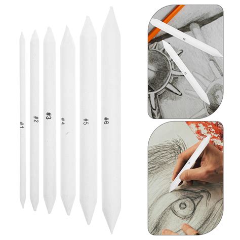 FRCOLOR 36pcs Dual Sided Art Blenders for Sketching Shading Tools Ink ...