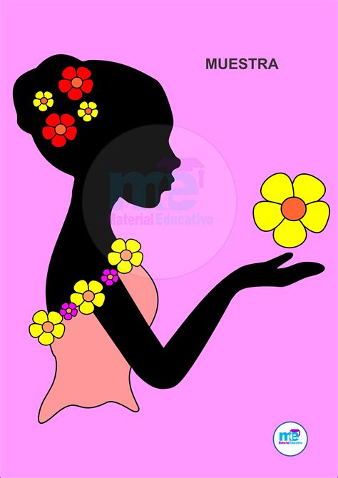 Moldes, plantillas, siluetas para decoración del día de la madre | Dia ...