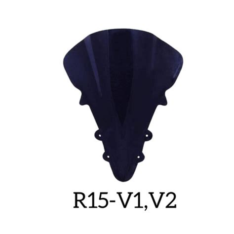 Premium DB Windshield Visor Black for Yamaha R15 V1 V2 S | Bebris