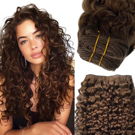 Amazon.com : Sew in Hair Extensions Real Human Hair, Hand Tied Human ...