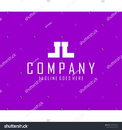 Two J Letter Logos On Purple Stock Vector (Royalty Free) 1958743087 | Shutterstock