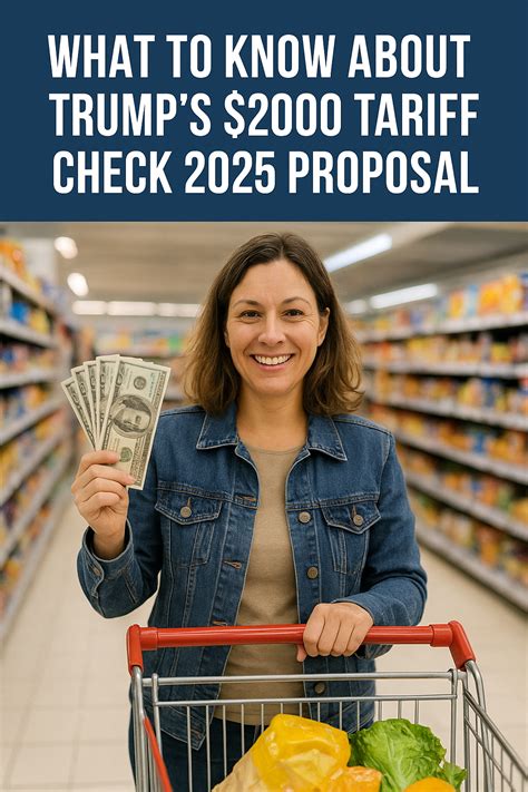 What to Know About Trump’s $2000 Tariff Check 2025 Proposal